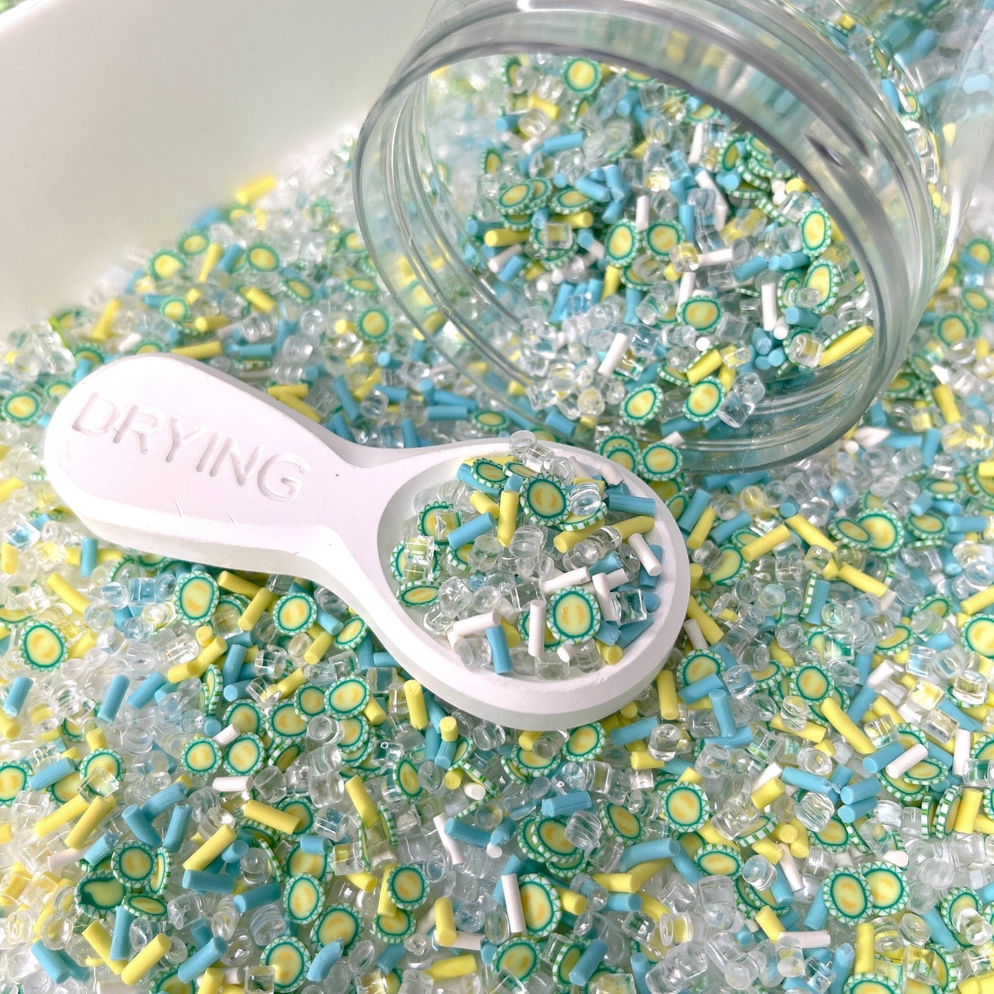 5MM Melon Faux Ice, Fruit Polymer Clay Sprinkle Mix (NOT EDIBLE)  D48-21