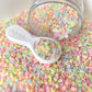 FAKE 5MM Mix Glow-in-Dark Heart Polymer Clay Sprinkle (NOT EDIBLE) D47-31