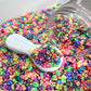 FAKE 5MM Mixed Color Butterfly Bow Polymer Clay Sprinkle (NOT EDIBLE) D32-13