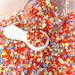 5MM Orange Mix Peppermint Polymer Clay Sprinkle (NOT EDIBLE) D48-15