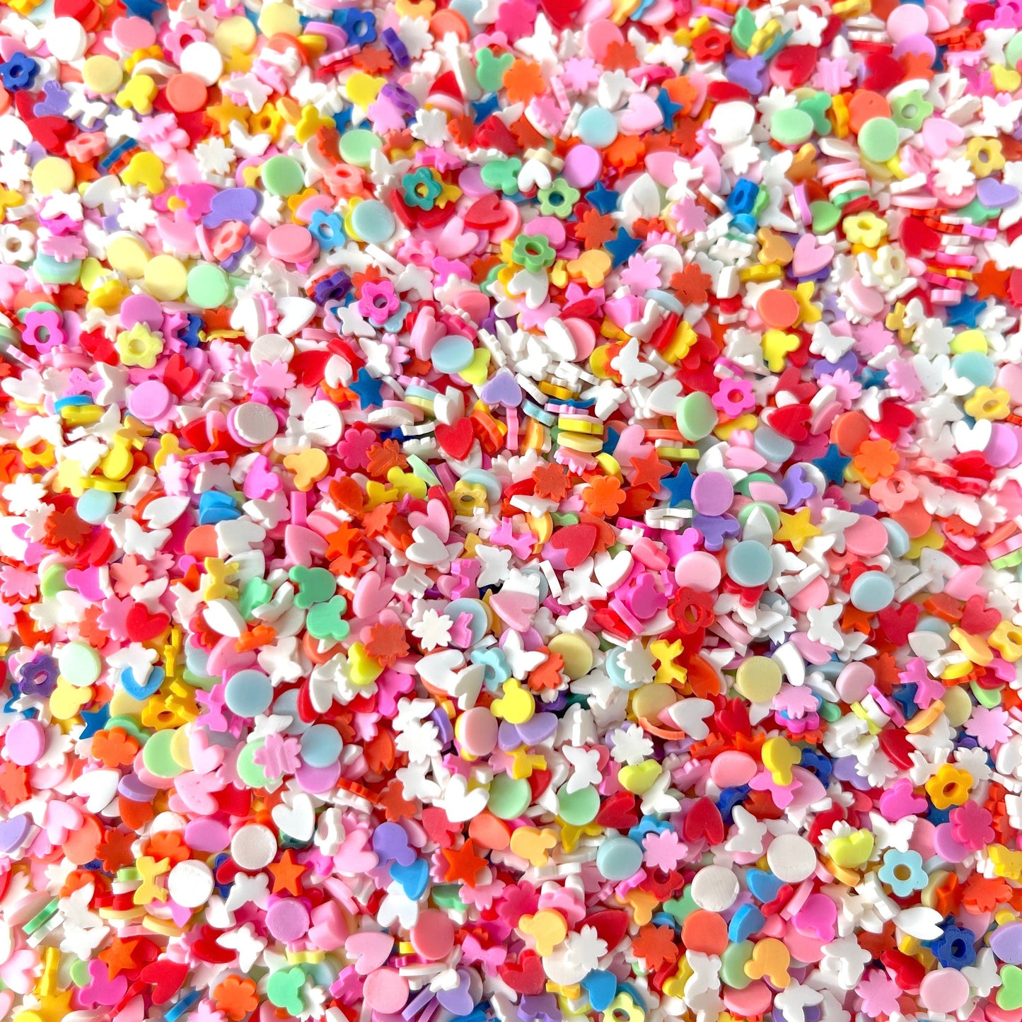 FAKE 5MM Pastel Junk Drawer Polymer Clay Sprinkle Mix (NOT EDIBLE)   D48-12