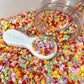 5MM Pastel Retro Color Heart Polymer Clay Sprinkle (NOT EDIBLE) D28-15