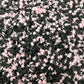 FAKE 5MM Pink and Black Star Polymer Clay Sprinkle Mix (NOT EDIBLE) D25-09