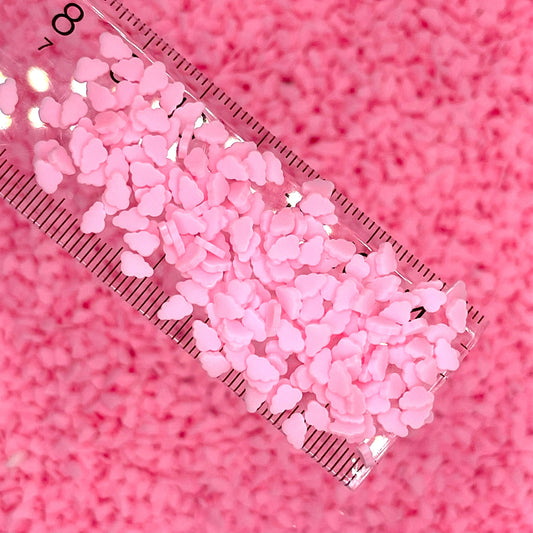 FAKE 5MM Pink Cloud, Sky Polymer Clay Sprinkle (NOT EDIBLE) D19-15