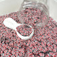 FAKE 5MM Pink Valentines Heart Cup Polymer Clay Sprinkles (NOT EDIBLE) D3-13