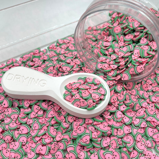 FAKE 5MM Pink Watermelon Fruit Slice Polymer Clay Sprinkles (NOT EDIBLE) D22-18