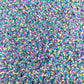 5MM Purple Tie Dye Heart Polymer Clay Sprinkle (NOT EDIBLE) D30-12