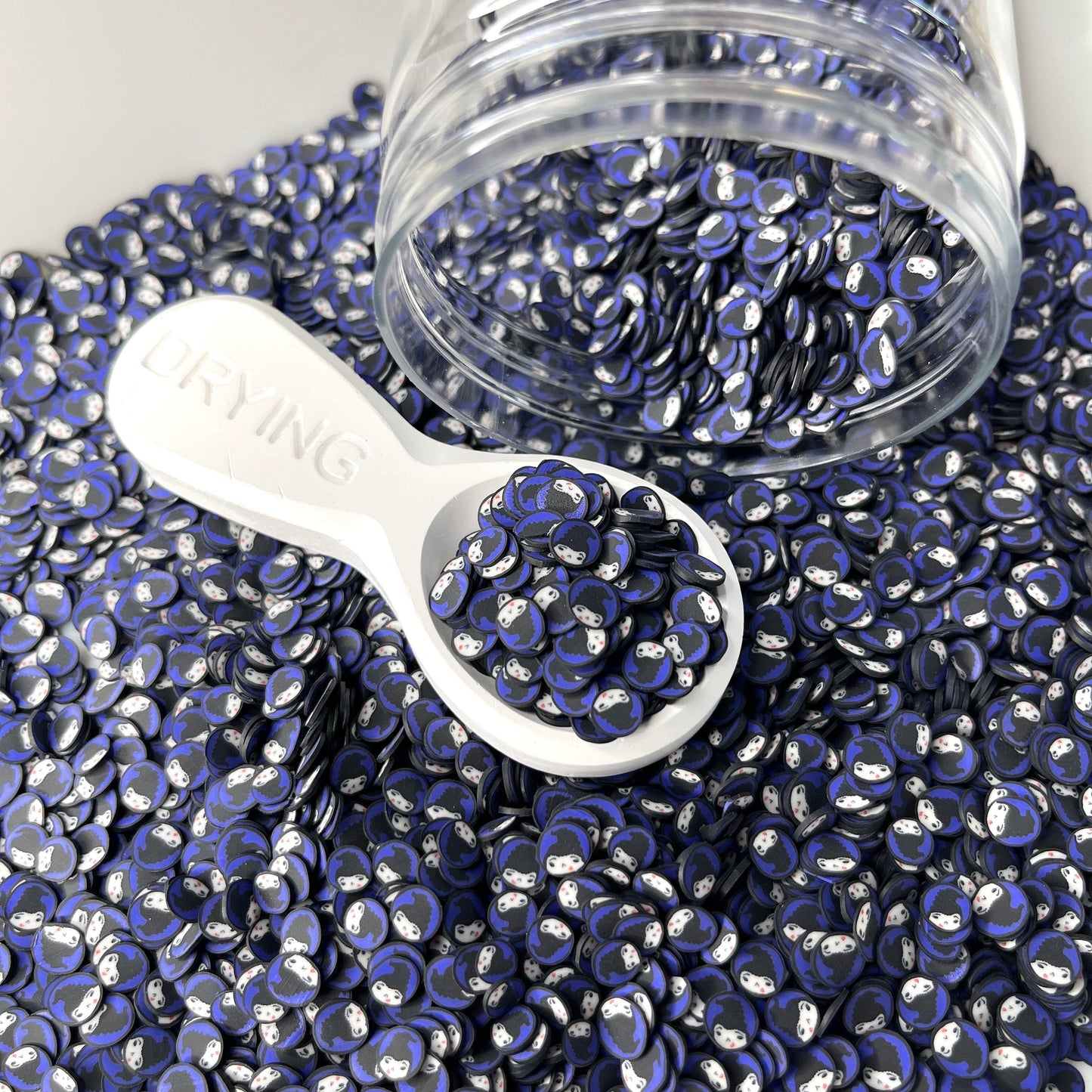 FAKE 5MM Purple Witch, Halloween Polymer Clay Sprinkle (NOT EDIBLE)  D44-18