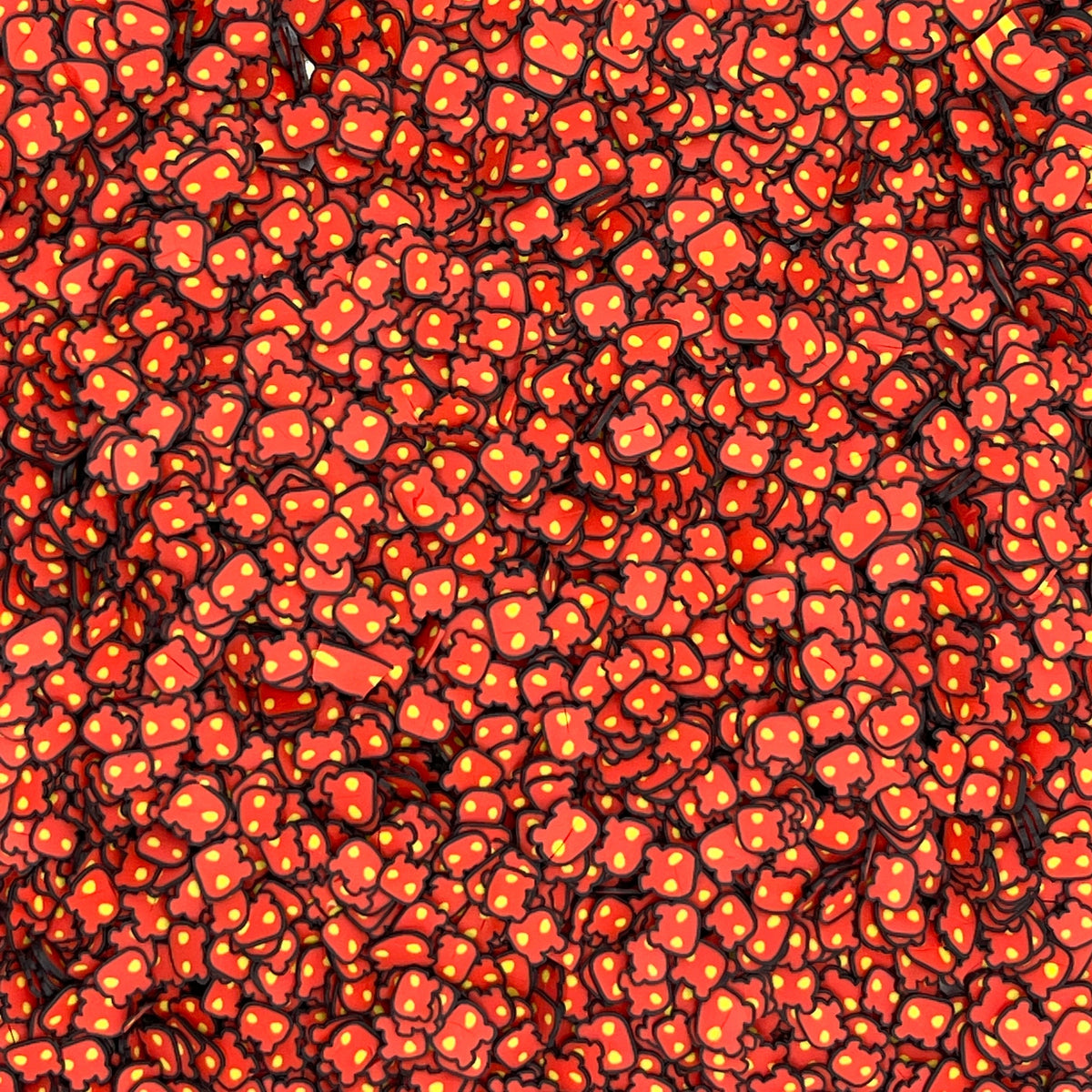 5MM Red Demon Character Polymer Clay Sprinkle (NOT EDIBLE)  D35-36