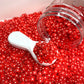 5MM Red Flower, Floral Polymer Clay Sprinkle (NOT EDIBLE) D29-01