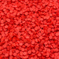 FAKE 5MM Red Round Circle Disc Polymer Clay Sprinkle (NOT EDIBLE) D17-01