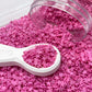 FAKE 5MM Rose Pink Star Polymer Clay Sprinkle (NOT EDIBLE) D28-05