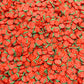 FAKE 5MM Round Whole Strawberry, Fruit Polymer Clay Sprinkle (NOT EDIBLE) D22-05
