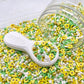 FAKE 5MM Sunflower, Floral Polymer Clay Sprinkle Mix (NOT EDIBLE) D5-20