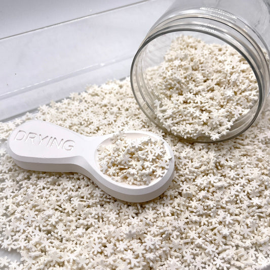 5MM White Snowflake Polymer Clay Sprinkles (NOT EDIBLE) D18-17
