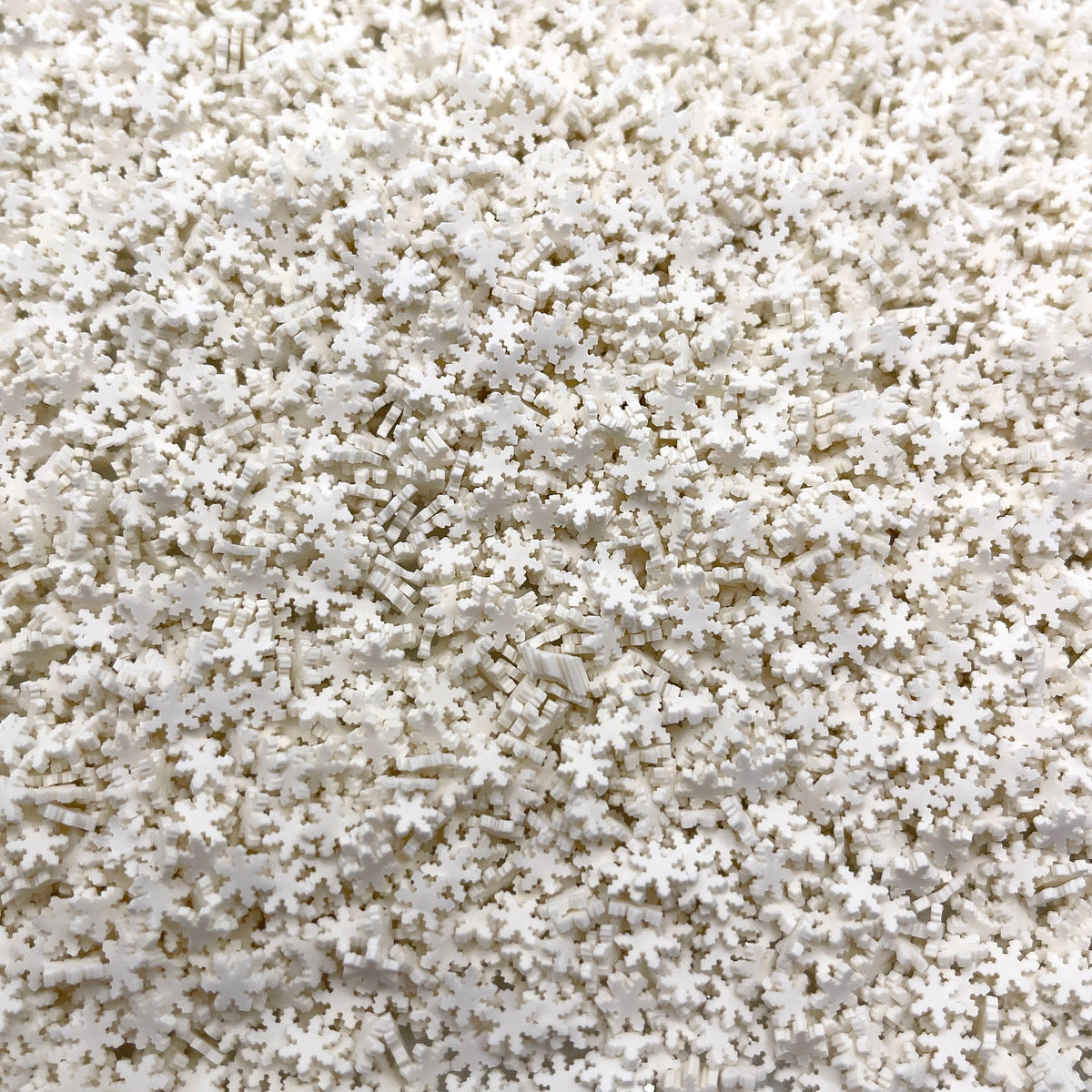 5MM White Snowflake Polymer Clay Sprinkles (NOT EDIBLE) D18-17