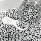 5MM White Strawberry, Fruit Polymer Clay Sprinkle (NOT EDIBLE) D46-21