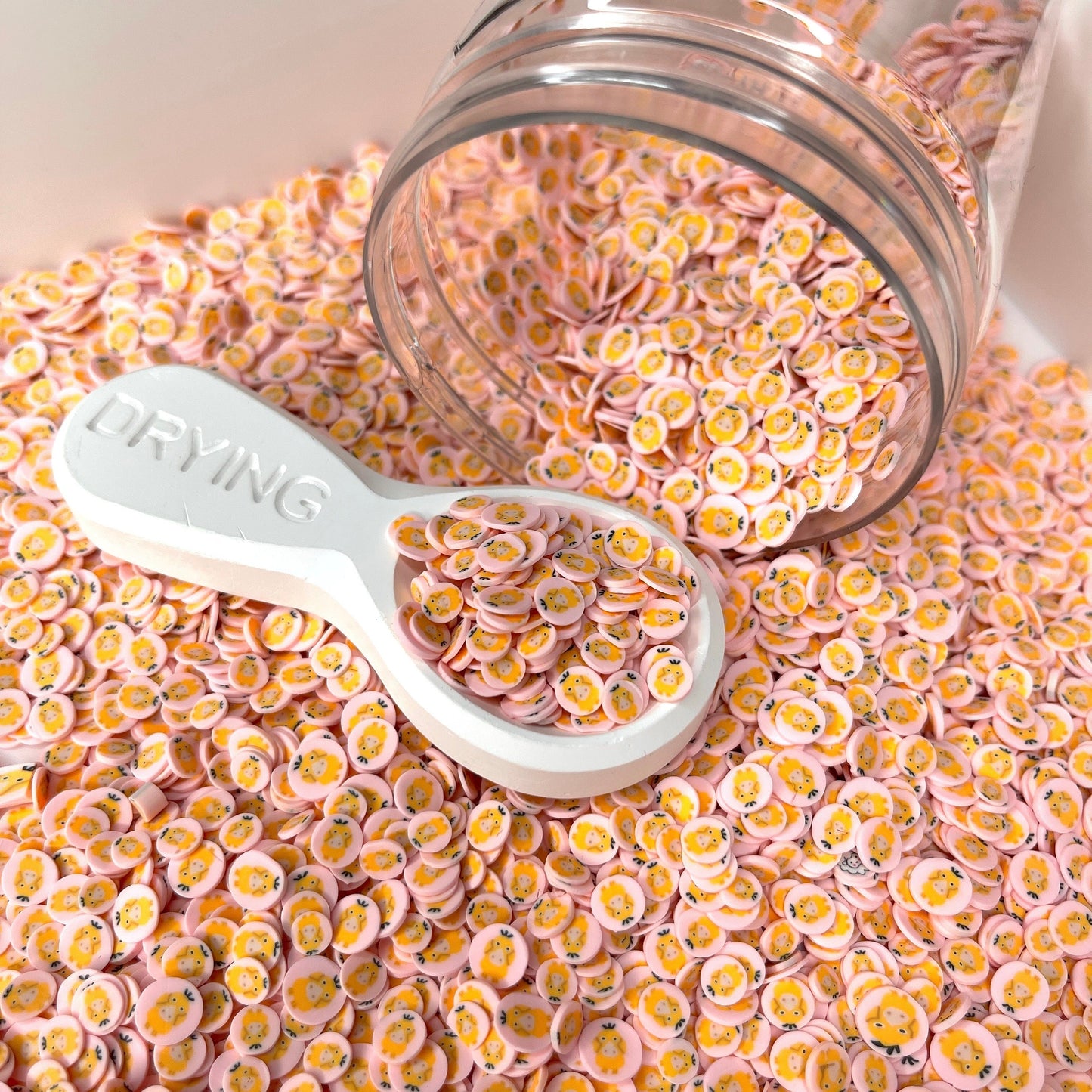 5MM Yellow Duck Cartoon, Animal Polymer Clay Sprinkle (NOT EDIBLE) D44-04