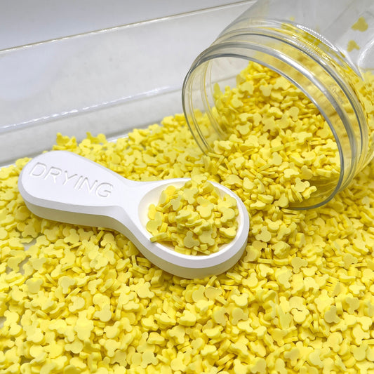 5MM Yellow Mouse Head, Animal Polymer Clay Sprinkle (NOT EDIBLE) D31-12