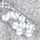 5MM/10MM White Dog, Animal Polymer Clay Sprinkle (NOT EDIBLE) D35-03/12