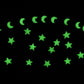 FAKE 5MM/10MM Glow-in-Dark Moon Polymer Clay Sprinkle (NOT EDIBLE) D18-19/28