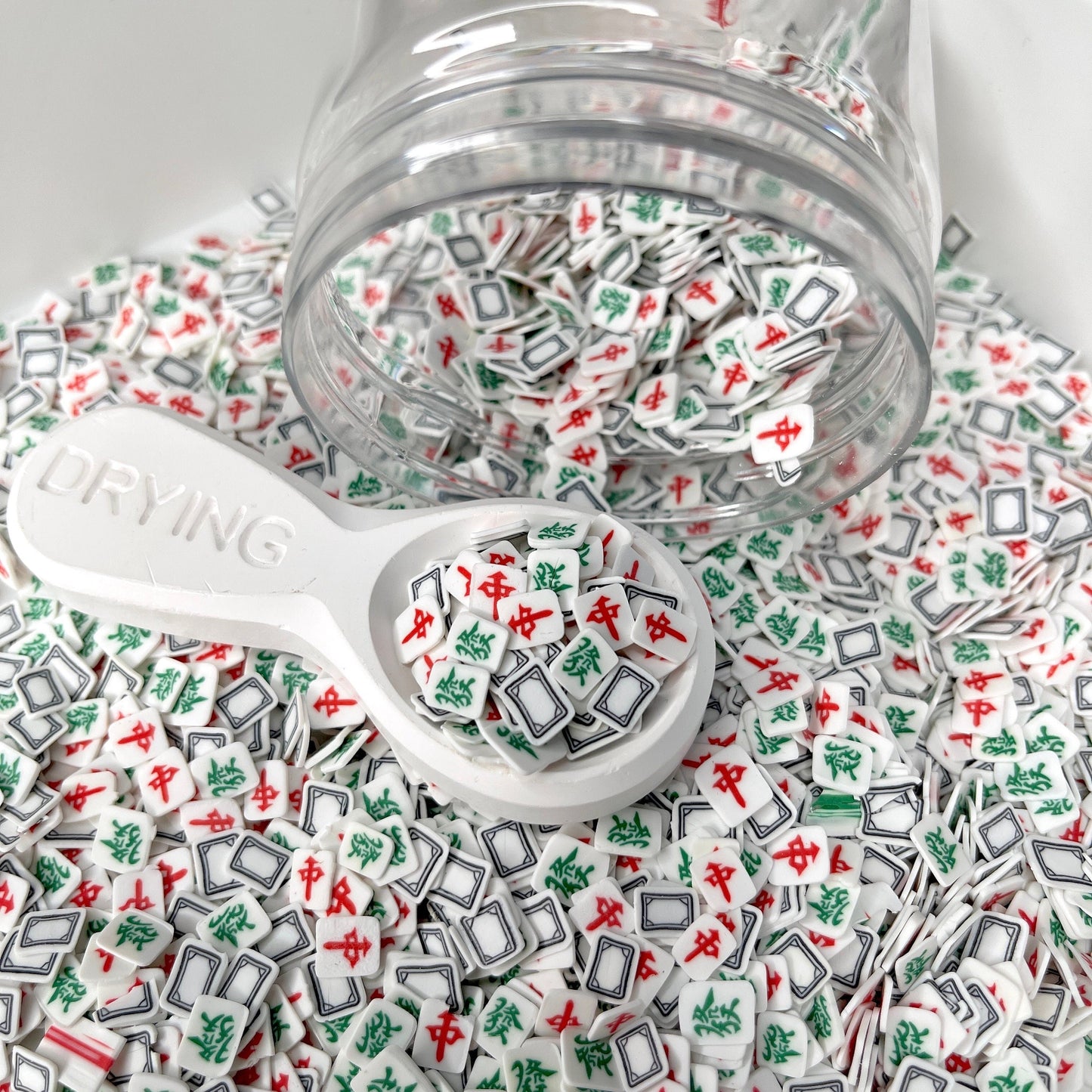 5MM/10MM Mix Mahjong Tile Polymer Clay Sprinkle (NOT EDIBLE) D40-17/18