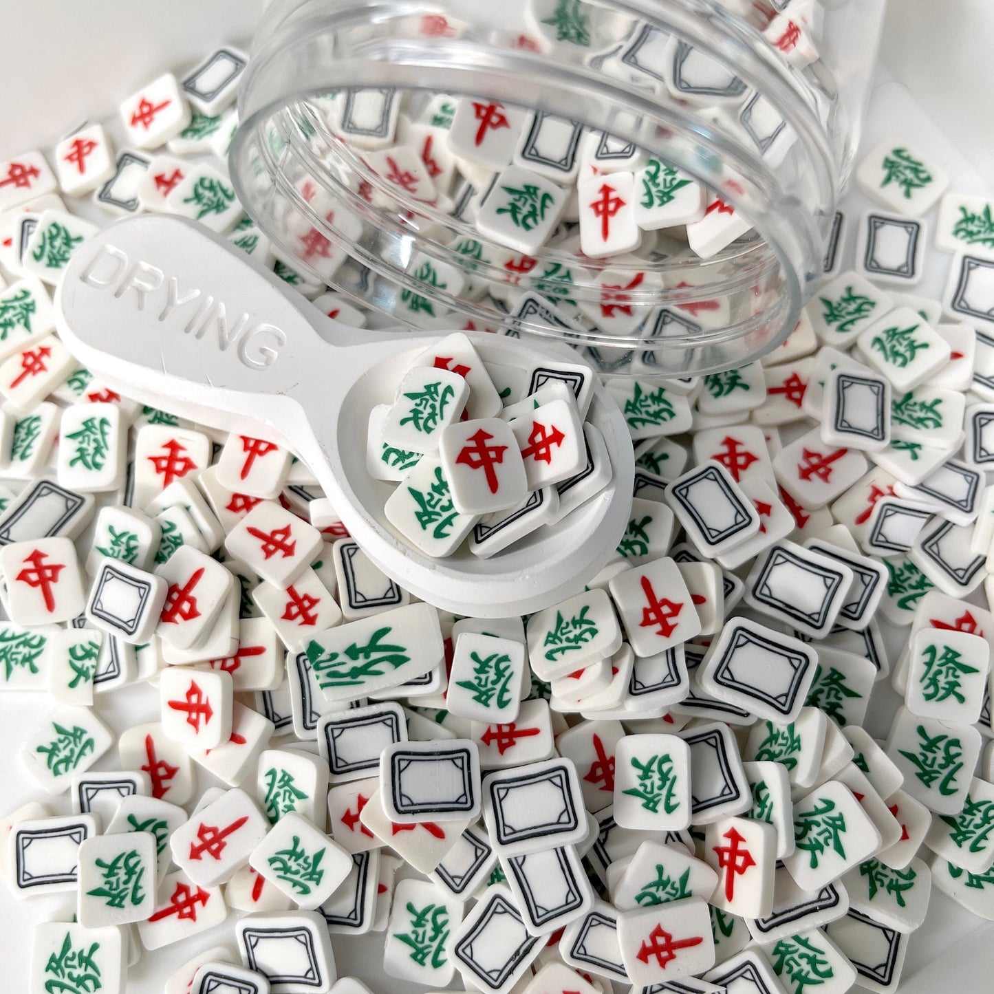 5MM/10MM Mix Mahjong Tile Polymer Clay Sprinkle (NOT EDIBLE) D40-17/18