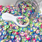 FAKE 5MM/10MM Mix Color Mermaid, Ocean Polymer Clay Sprinkle (NOT EDIBLE) D3-15