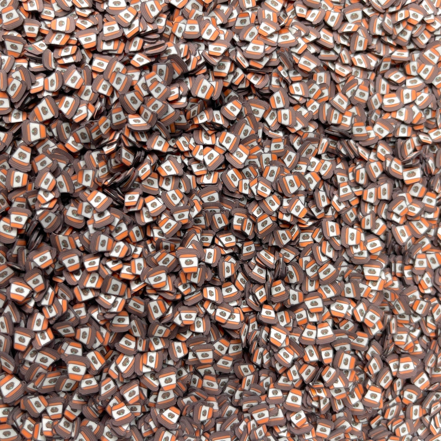 FAKE 5MM/10MM Pumpkin Spice, Food Polymer Clay Sprinkle (NOT EDIBLE) D39-19/20