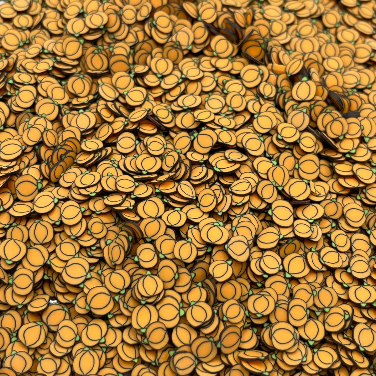 5MM/10MM Pumpkin Orange Polymer Clay Sprinkle (NOT EDIBLE) D23-27/26