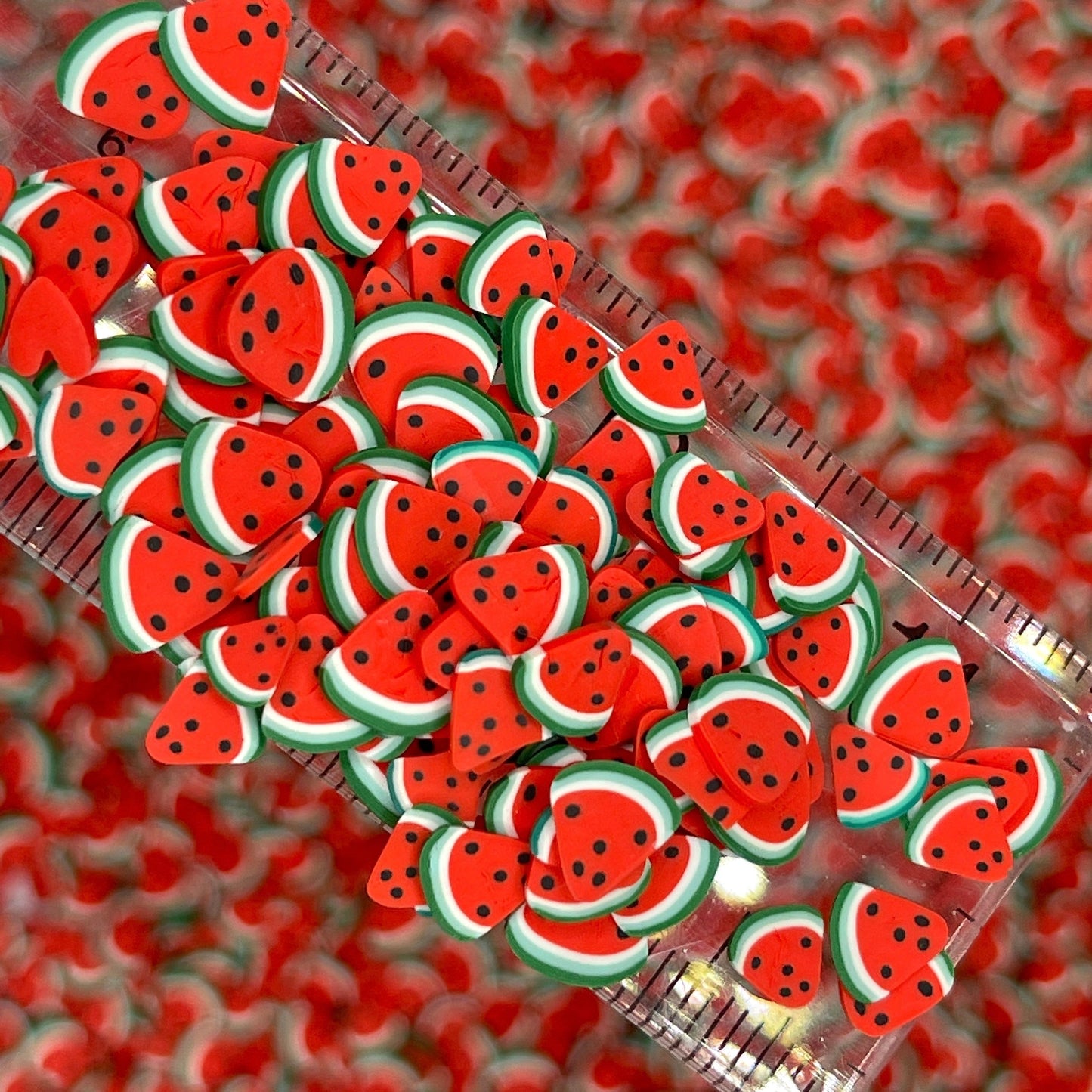 5MM/10MM Watermelon Fruit Polymer Clay Sprinkle (NOT EDIBLE) D22-09/08