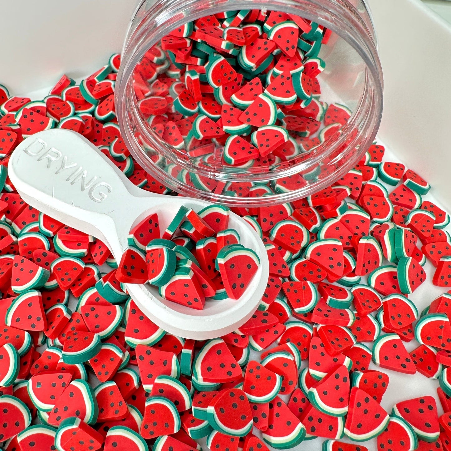 FAKE 5MM/10MM Watermelon Fruit Polymer Clay Sprinkle (NOT EDIBLE) D22-09