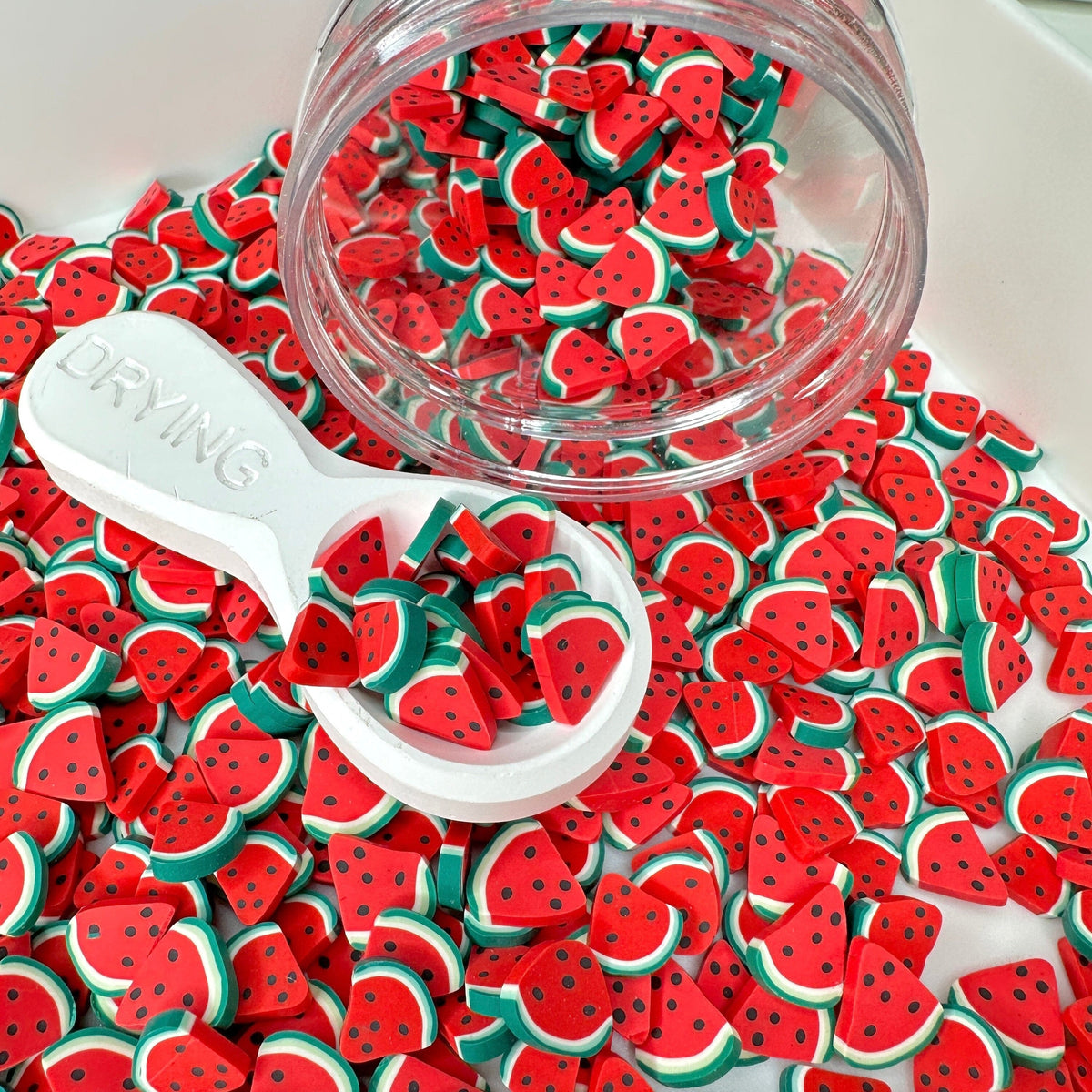5MM/10MM Watermelon Fruit Polymer Clay Sprinkle (NOT EDIBLE) D22-09/08