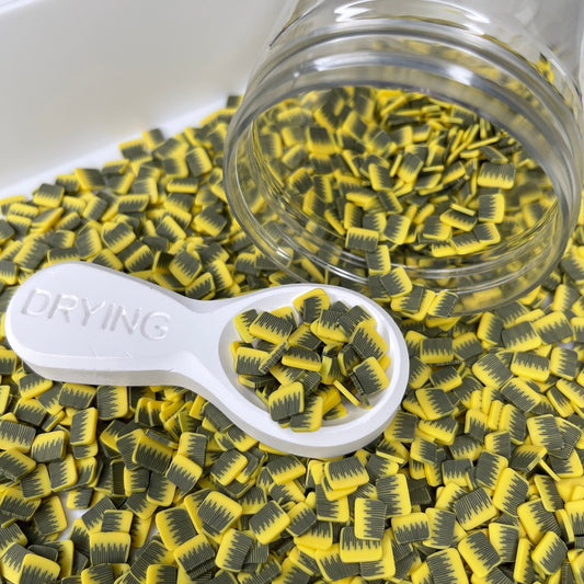 FAKE 5MM/10MM Yellow Ruler, School Polymer Clay Sprinkle (NOT EDIBLE) D46-30/31