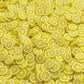 FAKE 5MM/10MM Lemon Fruit Slice Polymer Clay Sprinkle (NOT EDIBLE) D22-21