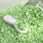 FAKE 8MM Light Green Heart Polymer Clay Sprinkle (NOT EDIBLE) D30-14