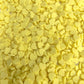 FAKE 8MM Yellow Heart Polymer Clay Sprinkle (NOT EDIBLE) D30-05