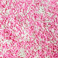 FAKE Ballerina Pink White Polymer Clay Sprinkle Pieces Mix (NOT EDIBLE) D1-02