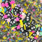 Black Carbon Mixed Color Star Polymer Clay Sprinkle Mix (NOT EDIBLE) D9-06