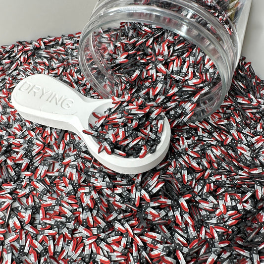 Bloody Knife, Halloween Polymer Clay Sprinkle (NOT EDIBLE,5MM/10MM) D2-17