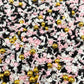 Black, White, Pink Heart Star Polymer Clay Sprinkle Mix (NOT EDIBLE) D4-28