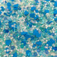 FAKE Blue Dream Translucent Pearls Polymer Clay Sprinkle Mix (NOT EDIBLE) D4-31