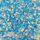 FAKE Blue Ocean Themed Polymer Clay Sprinkle (NOT EDIBLE) D37-20