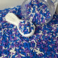 FAKE Blue Purple Galaxy Themed Polymer Sprinkle Pieces Mix (NOT EDIBLE) D1-06