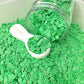 FAKE Bright Green Tropical Flower, Floral Polymer Sprinkle (NOT EDIBLE) D13-21