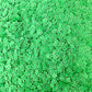 FAKE Bright Green Tropical Flower, Floral Polymer Sprinkle (NOT EDIBLE) D13-21