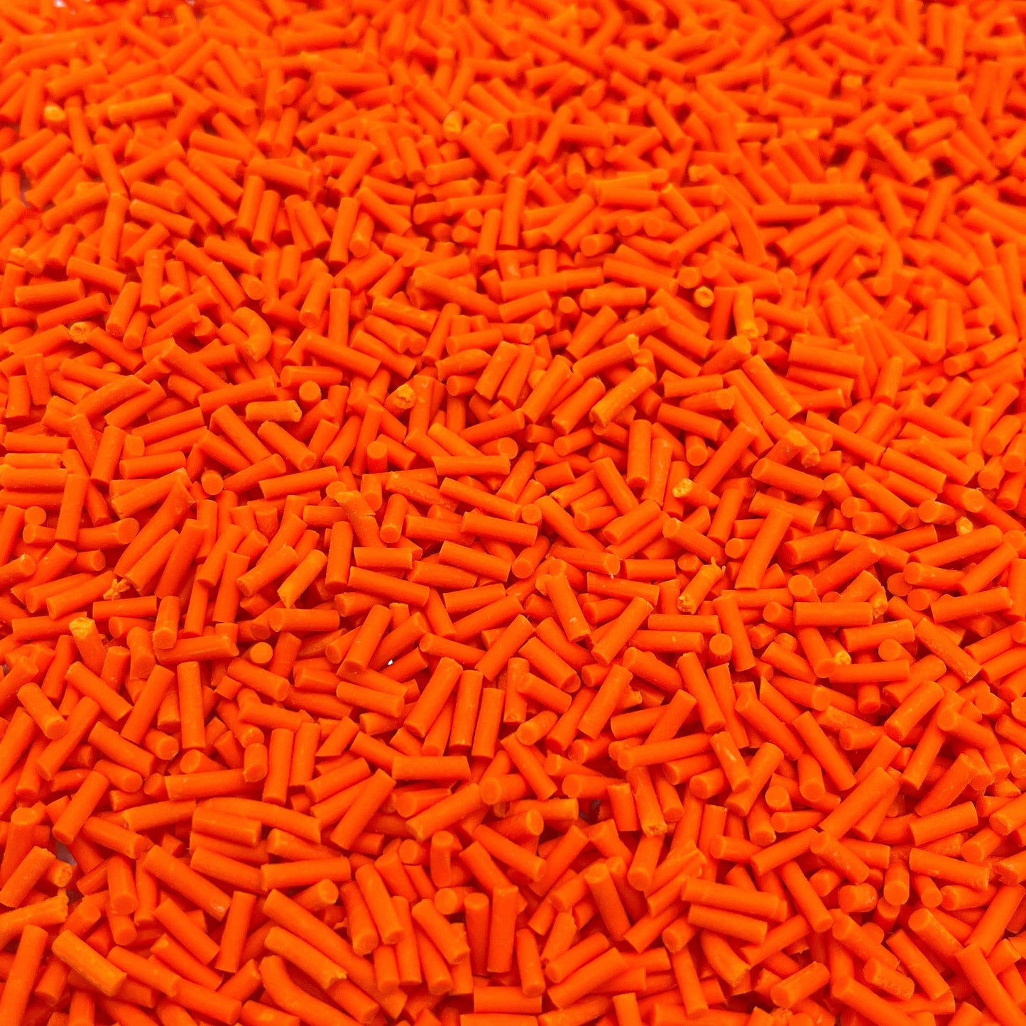 FAKE Bright Orange Polymer Clay Sprinkle (NOT EDIBLE) D16-19