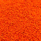FAKE Bright Orange Polymer Clay Sprinkle Pieces (NOT EDIBLE) D16-19