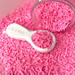 FAKE Bright Pink Short Polymer Clay Sprinkle (NOT EDIBLE)    D28-33