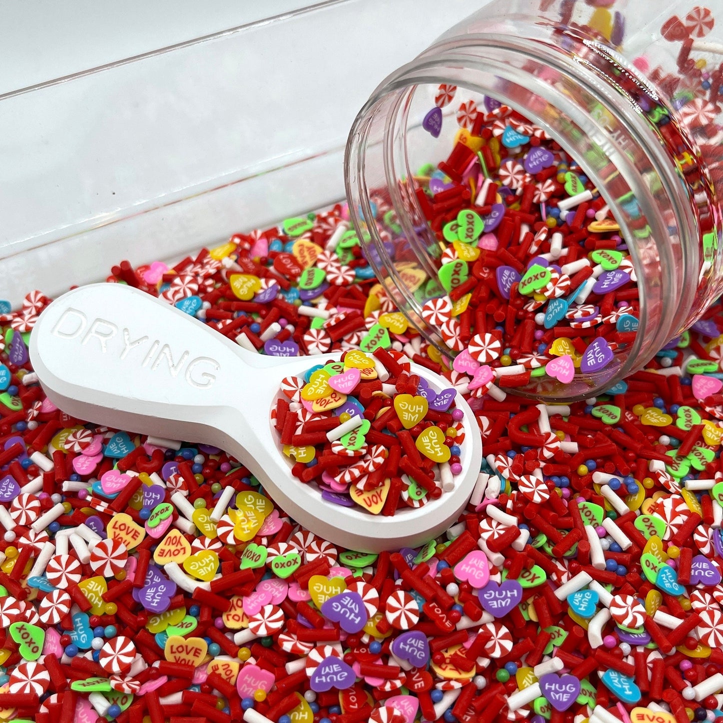 Candyland Themed with Pearls Polymer Clay Sprinkle Mix (NOT EDIBLE) D4-25
